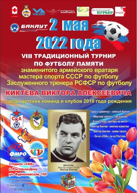 VIII памятный турнир по футболу памяти Виктора Киктева среди детских клубов и команд 2010 г.р. в 2022 году 