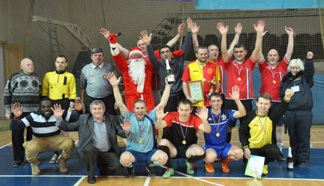 Команда «Аполлон» победитель Рождественского турнира по мини-футболу 2015