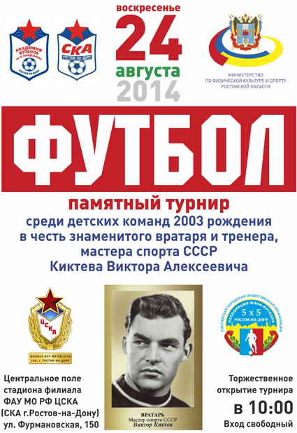 турнир памяти Виктора Киктева