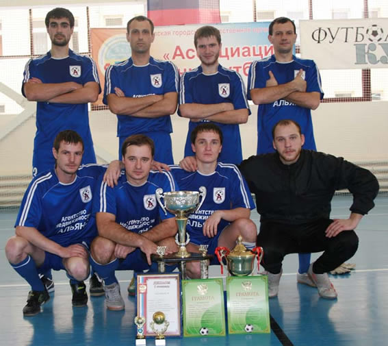 Обладатель Кубка «Маяка» 2008 года по мини-футболу - команда «СЭМ-21»