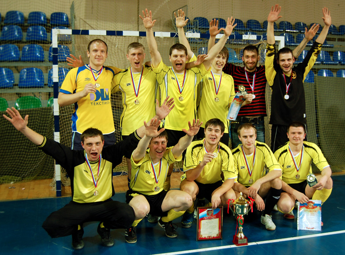 Фото команды «Витязь» - победителя сезона 2009-2010 в 1-й лиге